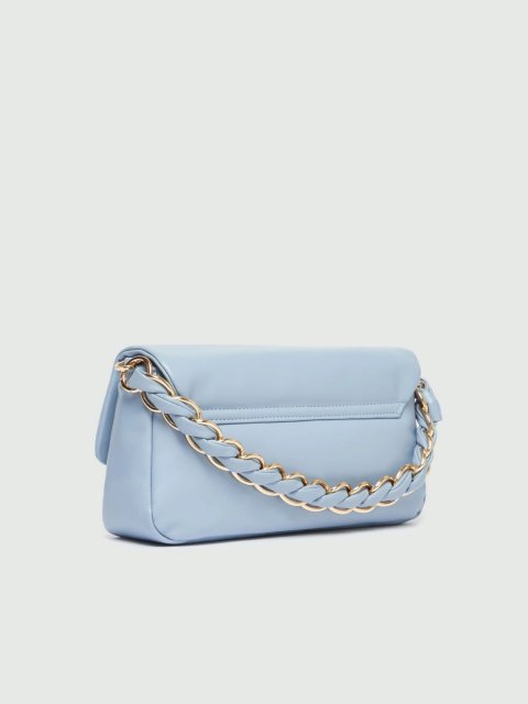 Блакитна сумка Marella з емблемою: фото 2 - Invogue