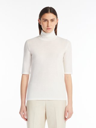 Белый джемпер Max Mara шерстяной: фото 1 - Invogue