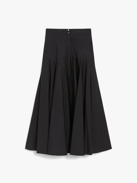 Чорна спідниця Max Mara бавовняна: фото - Invogue
