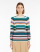 Різнокольоровий светр WEEKEND MAX MARA з бавовняної пряжі: фото 2 - Invogue