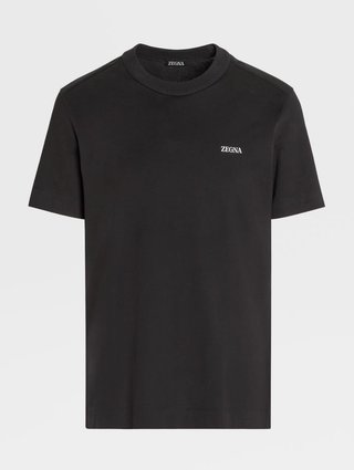 Чорна футболка ZEGNA : фото - Invogue