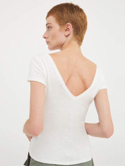 Белая футболка MAX&CO: фото 2 - Invogue