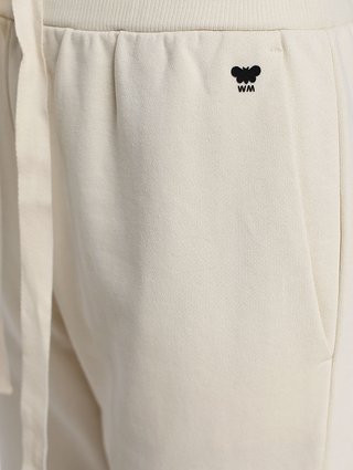 Кремовые брюки WEEKEND MAX MARA: фото 4 - Invogue