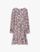 Рожева сукня WEEKEND MAX MARA з принтом: фото - Invogue