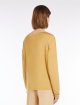 Золота блуза Max Mara з шовкового трикотажу: фото 3 - Invogue