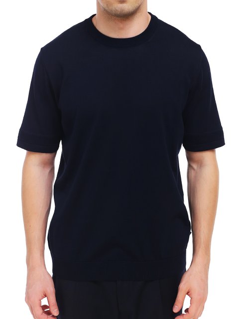 Тёмно-синий свитер BOSS: фото 2 - Invogue