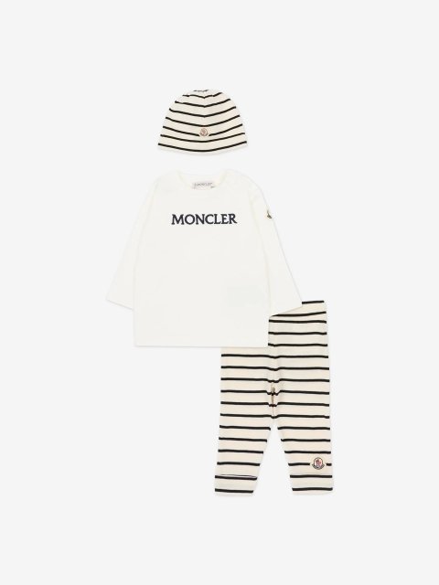 Блакитні джемпер, легінси, шапочка MONCLER бавовни: фото - Invogue