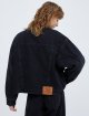Чорна куртка Max&Co з бавовняного деніму: фото 1 - Invogue
