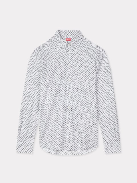 Біла сорочка KENZO з бавовни: фото - Invogue