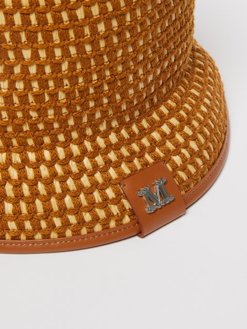 Коричневая шляпа Max Mara из вискозы: фото 2 - Invogue