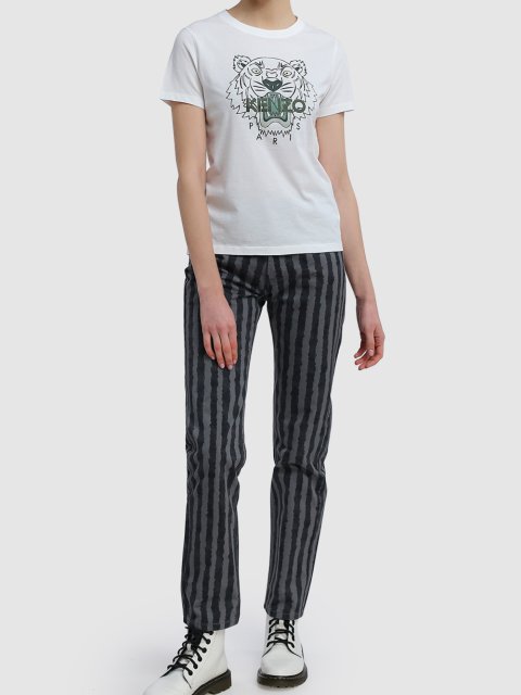 Белая футболка KENZO: фото 1 - Invogue