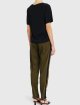 Зелёные брюки SPORTMAX: фото 2 - Invogue
