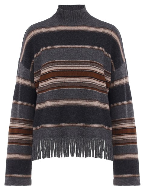 Тёмно-серый свитер WEEKEND MAX MARA: фото - Invogue