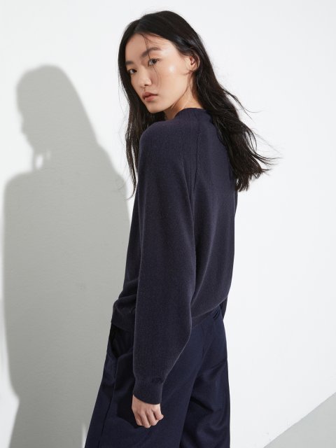 Темно-синій светр MAX&CO з вовни та кашеміру: фото 3 - Invogue