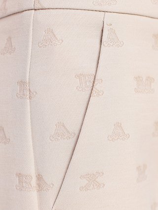 Бежевые брюки MAX MARA: фото 7 - Invogue