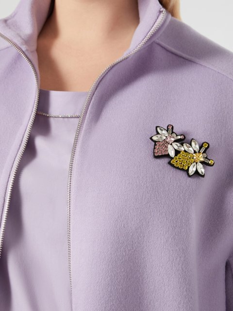 Брошь со стразами Marina Rinaldi: фото 2 - Invogue