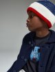 Темно-синя кофта EMPORIO ARMANI KIDS з бавовни: фото 1 - Invogue