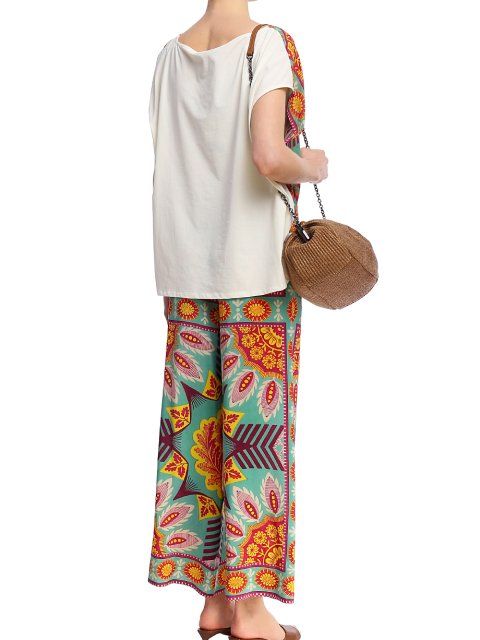 Зелені брюки WEEKEND MAX MARA : фото 2 - Invogue