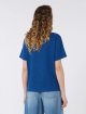 Синяя футболка Weekend Max Mara из льна и эластана: фото 3 - Invogue