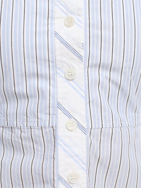 Блакитна блуза GANNI : фото 7 - Invogue