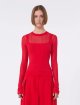 Червоний топ SPORTMAX з суміші віскози: фото 2 - Invogue