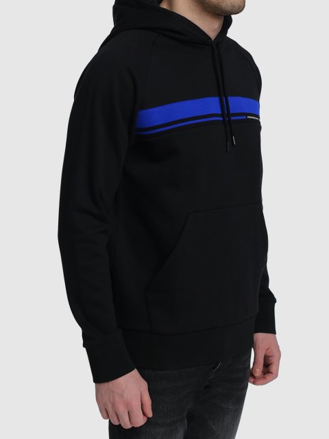 Черное худи BOSS: фото 3 - Invogue