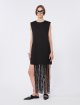 Чорна сукня SPORTMAX з бахромою: фото 1 - Invogue