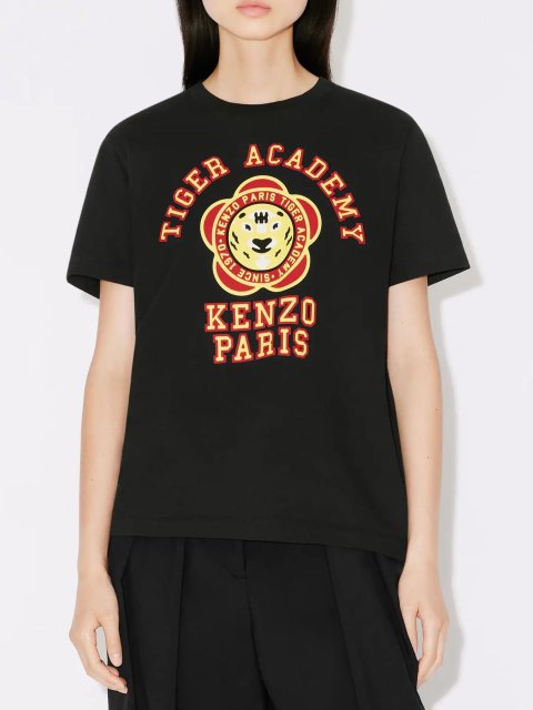 Чёрная футболка KENZO: фото 1 - Invogue