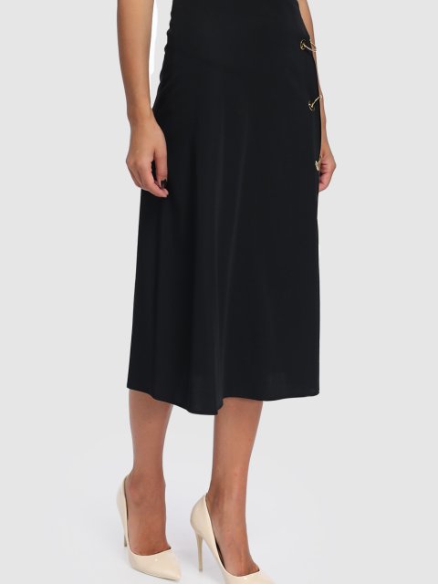 Чёрная юбка SPORTMAX: фото 2 - Invogue