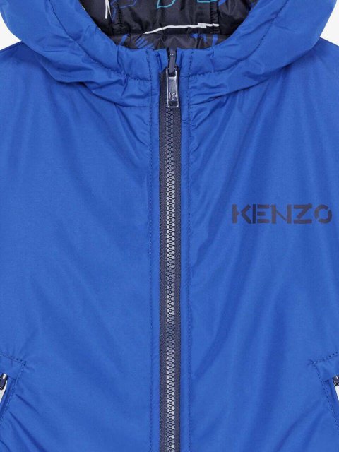 Синяя куртка KENZO KIDS: фото 4 - Invogue