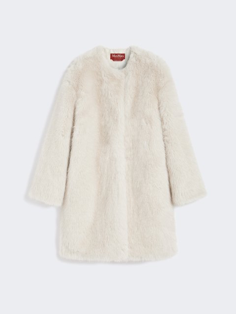 Кремова шуба MAX MARA : фото - Invogue