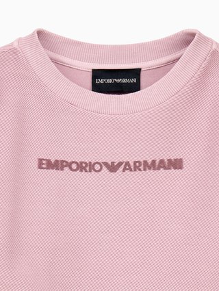 Лиловое платье Emporio Armani из хлопка: фото 3 - Invogue