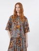 Блуза з принтом WEEKEND MAX MARA з бавовняного попліну: фото 4 - Invogue