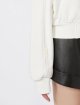Білий світшот SPORTMAX з еластичної бавовни: фото 5 - Invogue