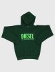 Зелёная кофта DIESEL KIDS: фото - Invogue