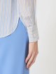 Блакитна сорочка MAX MARA із шовкового крепдешину: фото 4 - Invogue