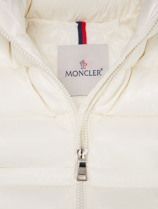 Бежева куртка MONCLER ENFANT: фото 2 - Invogue