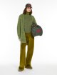 Зелений кардиган WEEKEND MAX MARA у рубчик: фото 4 - Invogue