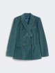 Зелений жакет WEEKEND MAX MARA оксамитовий: фото - Invogue