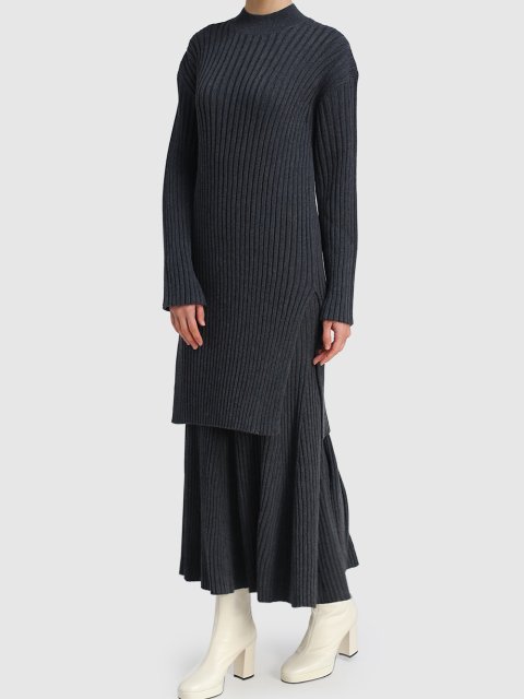 Серое платье KENZO: фото 1 - Invogue