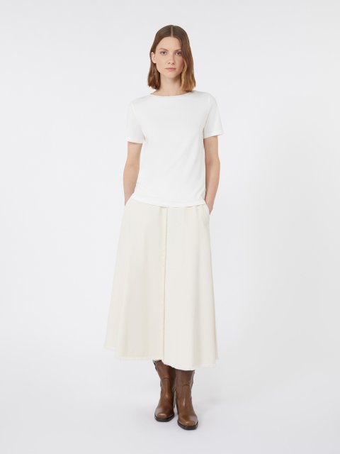 Біла футболка WEEKEND MAX MARA з органічної бавовни: фото 1 - Invogue