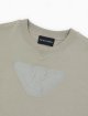 Сіра футболка Emporio Armani з логотипом: фото 2 - Invogue