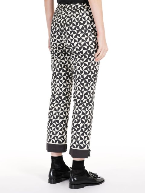 Кремові брюки MAX MARA: фото 2 - Invogue