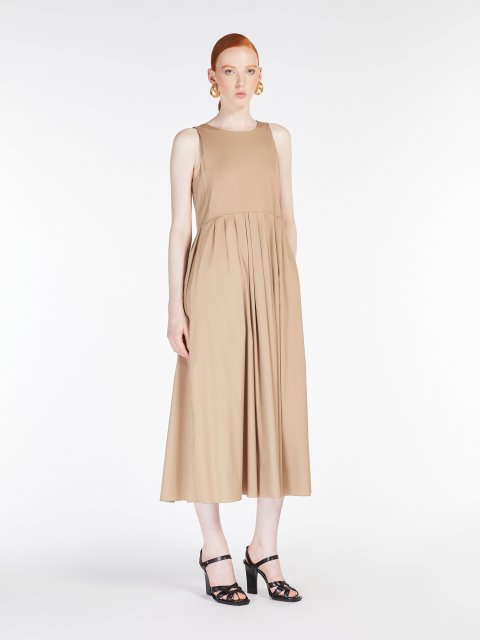 Темно-бежева сукня Max Mara з попліну: фото 1 - Invogue