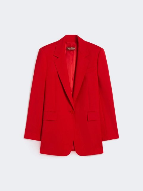 Червоний жакет MAX MARA з чистої вовни: фото - Invogue