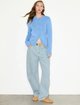 Голубые джинсы Max&Co из хлопка: фото 1 - Invogue