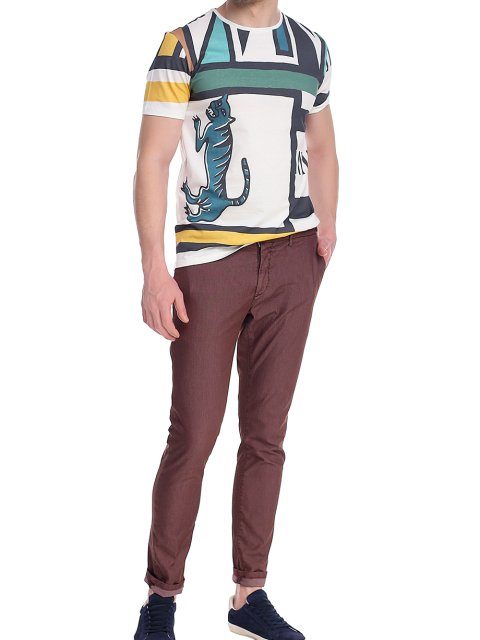 Бордові брюки ANTONY MORATO : фото 3 - Invogue