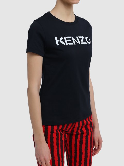 Чорна футболка KENZO : фото 3 - Invogue