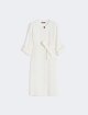 Бежева сукня з поясом Max Mara з льону: фото - Invogue