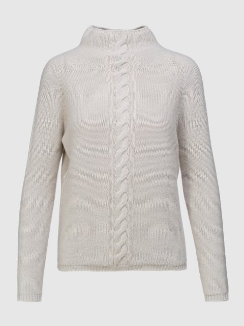 Молочный свитер MAX MARA: фото - Invogue